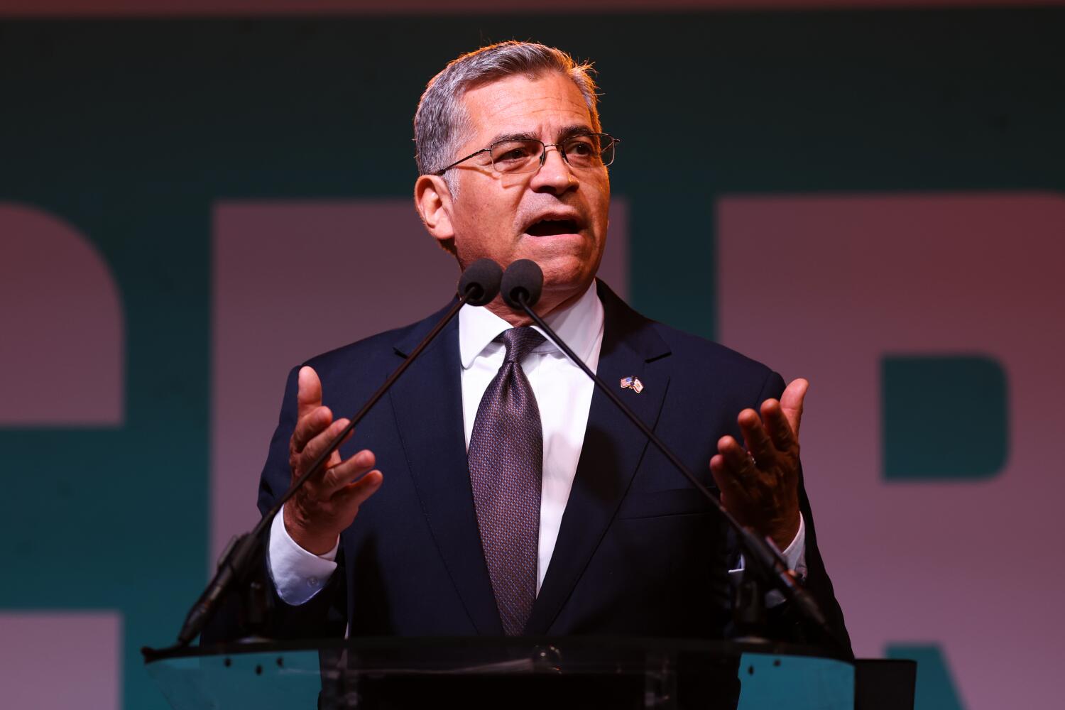 Becerra advances to November, moves closer to becoming California's first elected Latino governor